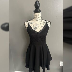 Rue 21 Black Lace Accent Dress